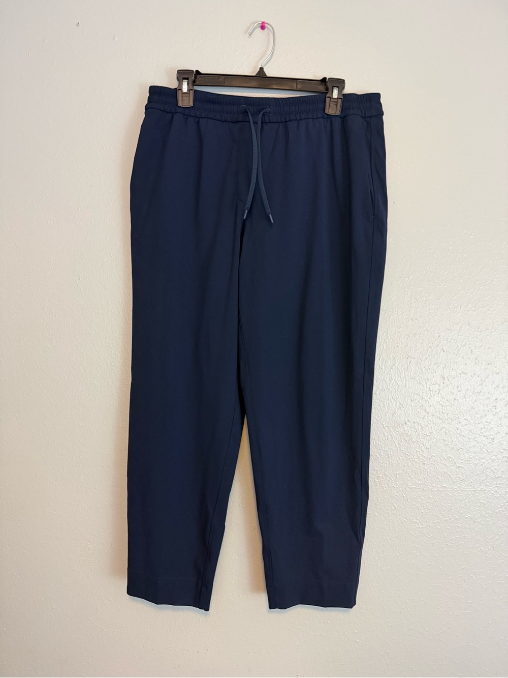 Lululemon Navy Pull On Tapered Pants Size L